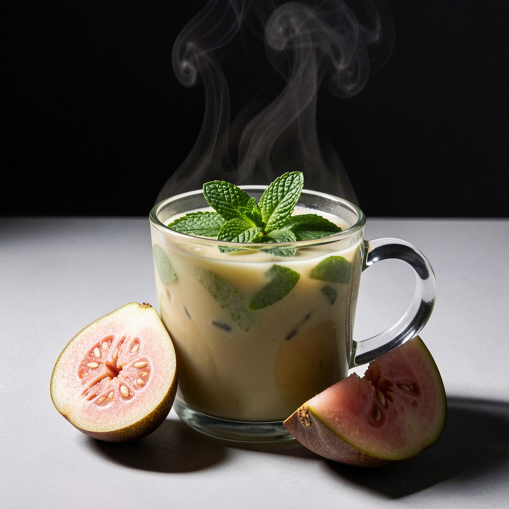 freepik__studioshot-of-steaming-cup-of-guava-mint-beverage-__92762