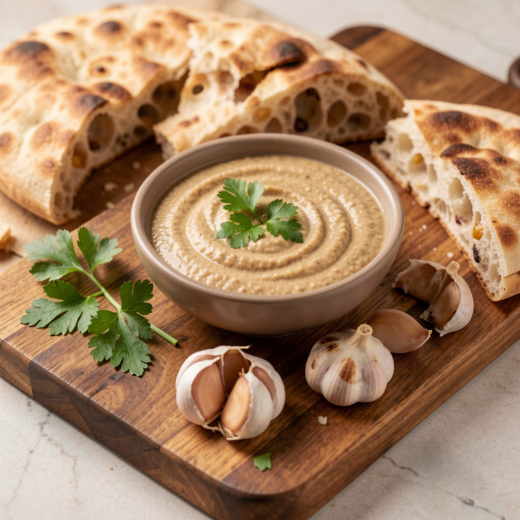 freepik__tahini-sauce-served-on-wooden-board-fresh-parsley-__92769